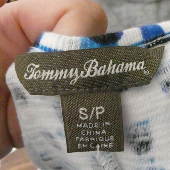 Tommy Bahama Tie Dye Tank Maxi Dress Blue White Sm - Picture 2 of 4